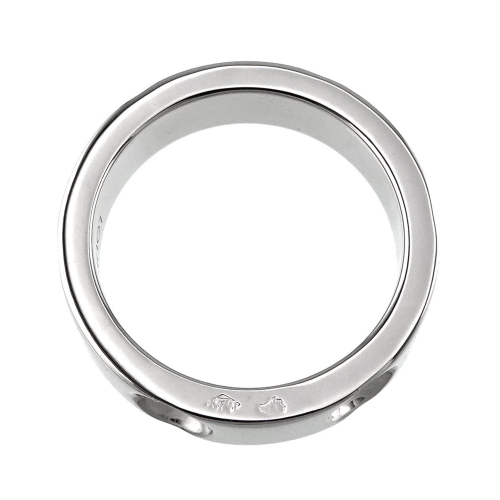 Louis Vuitton Petite Bague Empreinte #50 Ring K18 WG White Gold 750 Petit - Picture 6 of 9